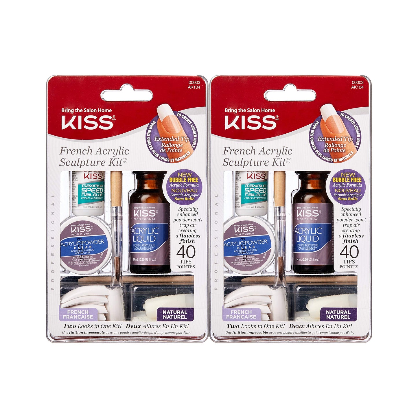 Kiss French Acrylic Sculpture Kit (2 PACK) Beauty & Personal Care Kiss