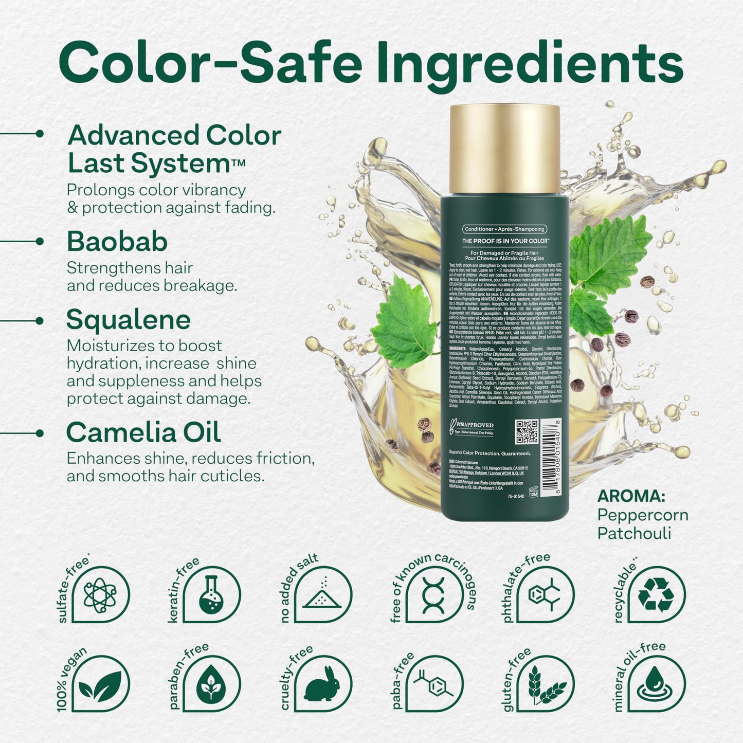 Baobab Recovery Conditioner by ColorProof for Unisex - 8.5 oz Conditioner Beauty & Personal Care ColorProof