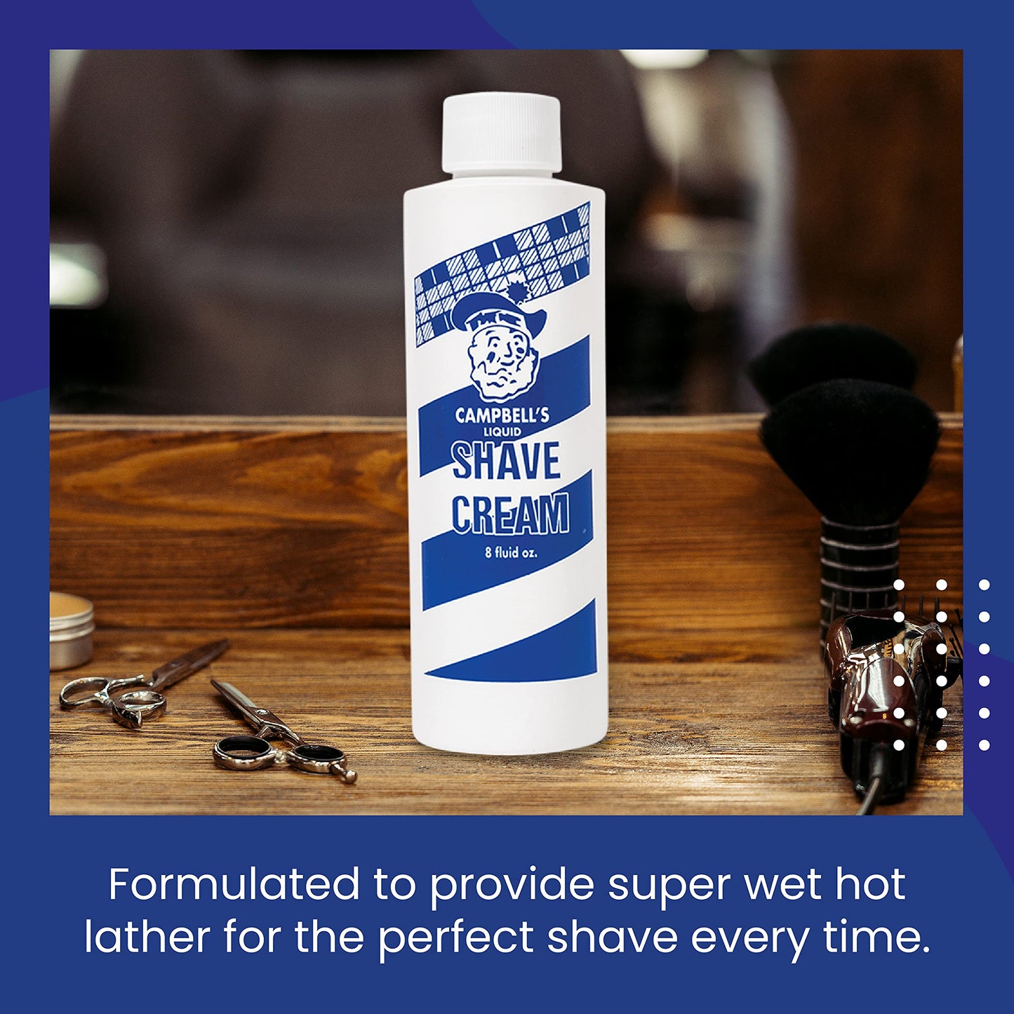 Campbell's Liquid Shave Cream 8 oz for Barbers Beauty & Personal Care Campbell's