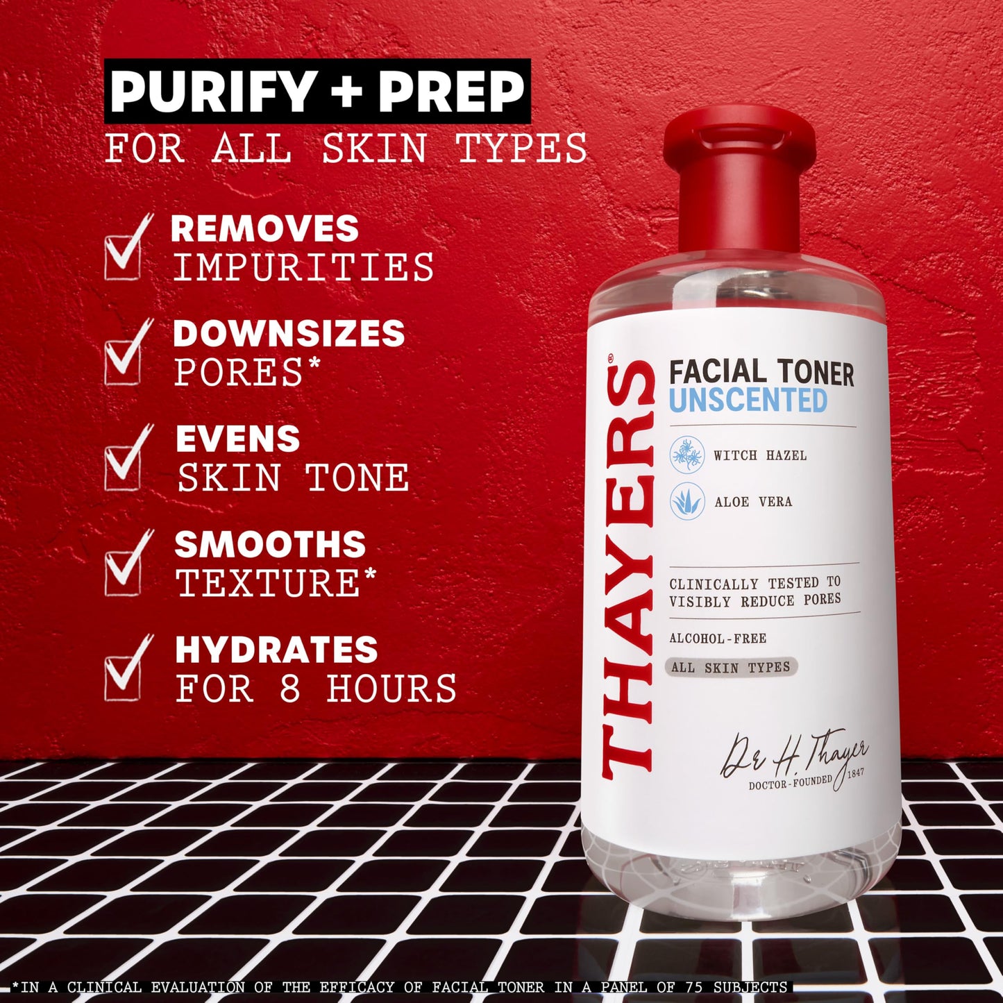 Thayers Alcohol-Free Witch Hazel Toner with Aloe Vera Formula, Unscented, 12 Fluid Ounce Beauty & Personal Care THAYERS