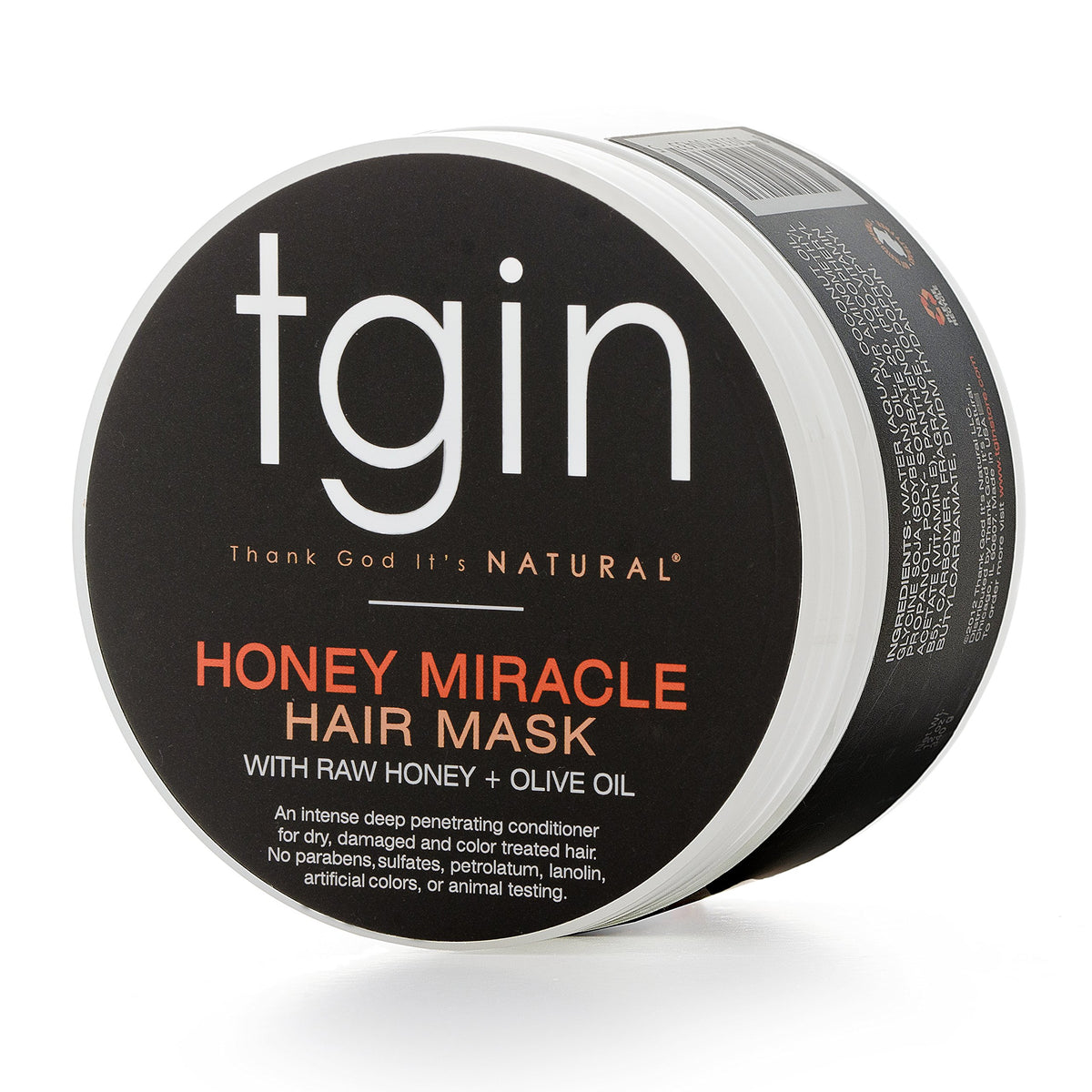tgin Butter Cream Daily Moisturizer and Honey Miracle Hair Mask Duo for Curly, Coily and Wavy Hair, Rich Moisture and Deep Conditioning for Dry Hair,