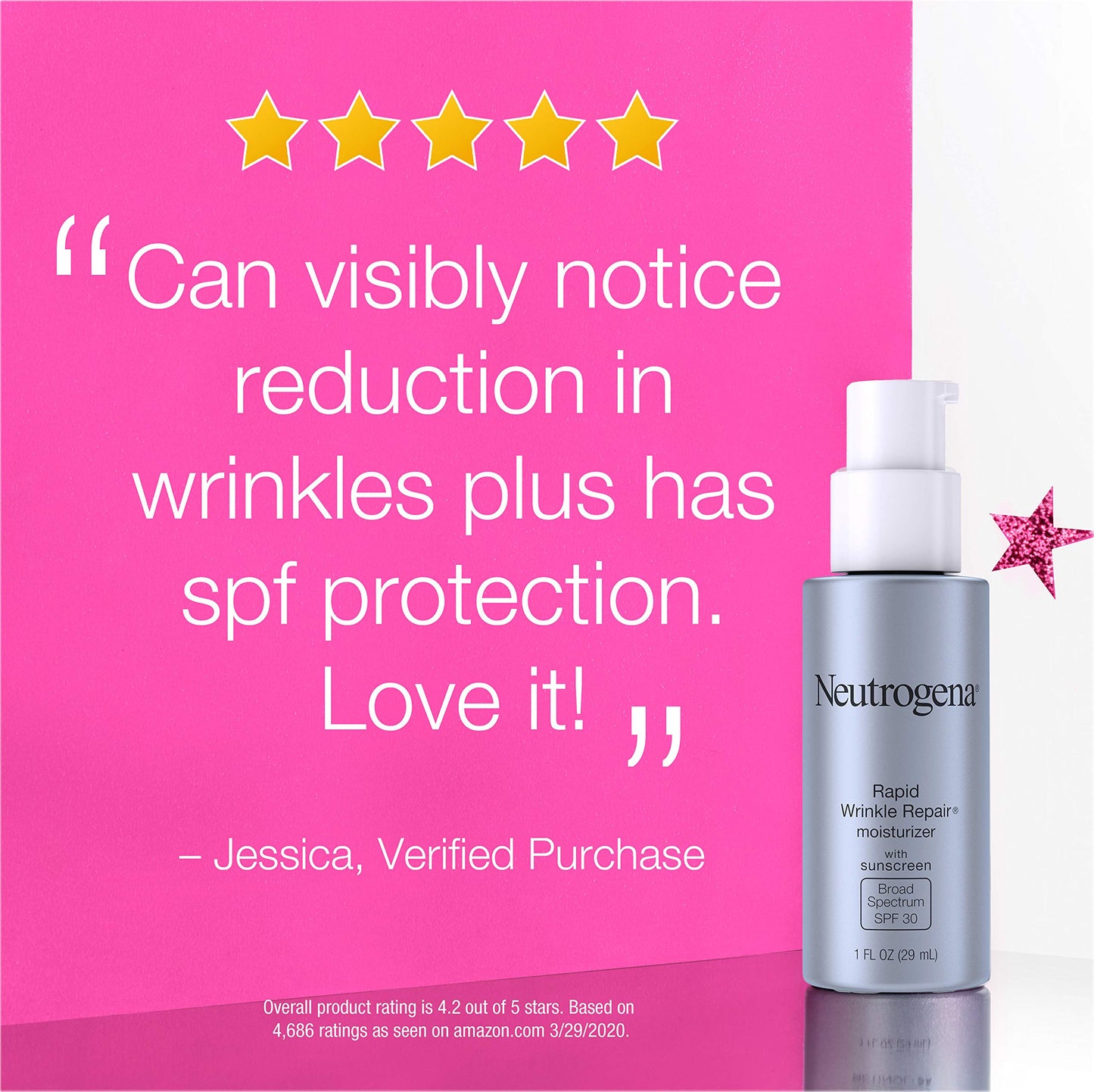 Neutrogena Rapid Wrinkle Repair Retinol Anti-Wrinkle Moisturizer with SPF 30 Sunscreen, Daily Anti-Wrinkle Face & Neck Retinol Cream with Hyaluronic Beauty & Personal Care Neutrogena