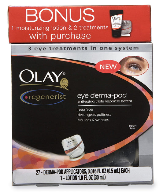 Olay Regenerist Eye Derma Pod with 3 Free Regenerist Derma Pod Samples and 1 Free Regenerist Regenerating Body Lotion Sample (30 ml) Beauty & Personal Care Olay