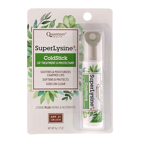 Quantum Super Lysine + ColdStick Lip Protectant & Treatment - 0.18 oz Beauty & Personal Care Quantum