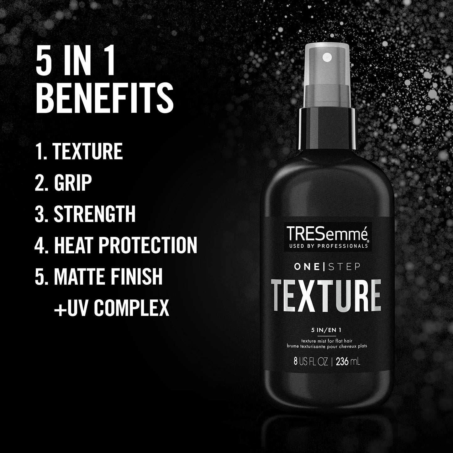 TRESemmé One Step 5-in-1 Hair Mist For Flat Hair Texture Mist Hair Care for Grip and Texture 8 oz Beauty & Personal Care TRESemmé