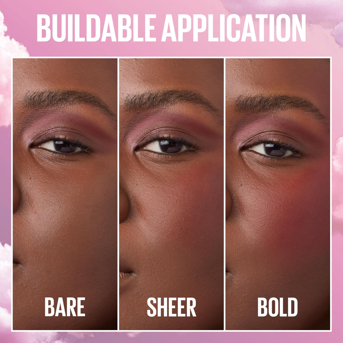 Maybelline Cloudtopia Blush for Cheeks and Lip Mousse, Ultra-Vivid, Pigmented Formula for Up to 14HR of Blush and Lip Makeup Color, Moonlit Rose, 1