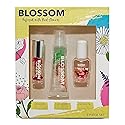 Blossom Scented Roll on Lip Gloss, Moisturizing Lip Gloss Tubes, Hydrating & Strengthening Scented Cuticle Oil with Real Flowers, 0.55 fl oz./19.4mL Beauty & Personal Care Blossom
