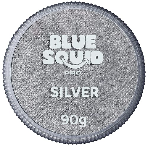 Blue Squid PRO Face Paint - Professional Water Based Single Cake Facepaint & Body Paints - SFX Makeup, Kids Adults Face Painting for Costume Beauty & Personal Care Blue Squid