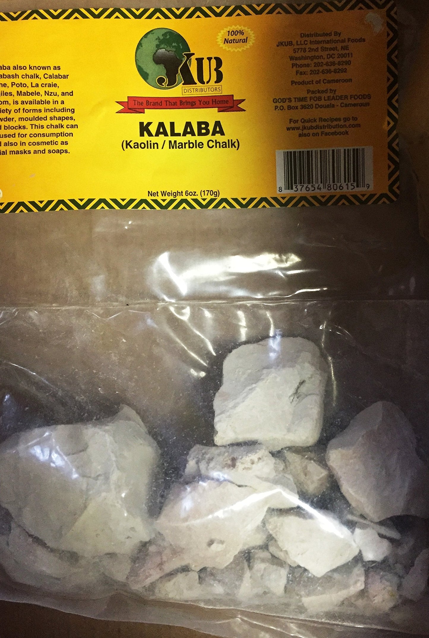 Kalaba- Marble Chalk- kaolin- calabar Beauty & Personal Care JKUB