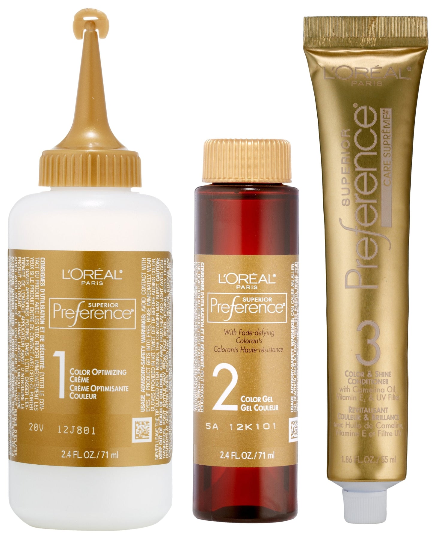 L'Oreal Paris Superior Preference Fade-Defying Color + Shine System, 5CB Medium Chestnut Brown (Packaging May Vary) Beauty & Personal Care L'Oreal Paris