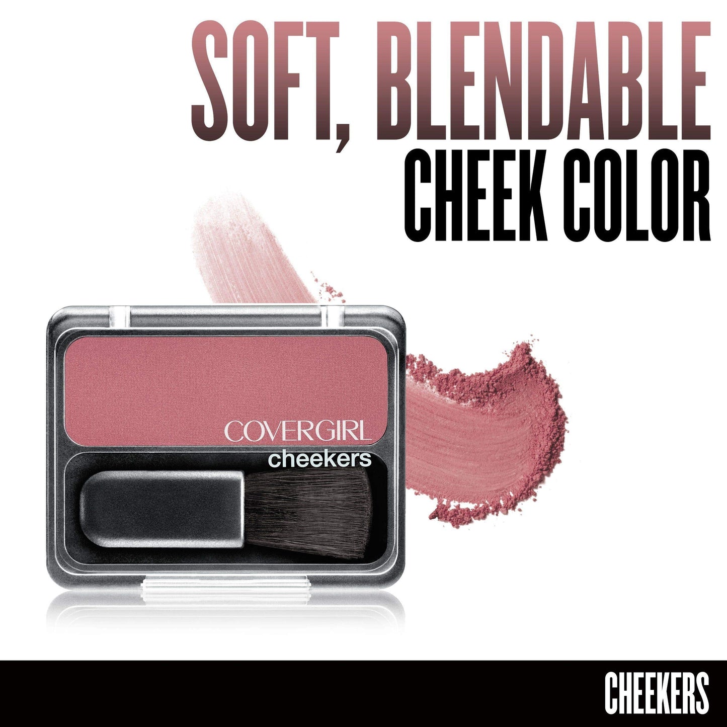 COVERGIRL - Cheekers Blush, Soft, blendable, lightweight formula, easy & natural look, 100% Cruelty-Free Beauty & Personal Care COVERGIRL