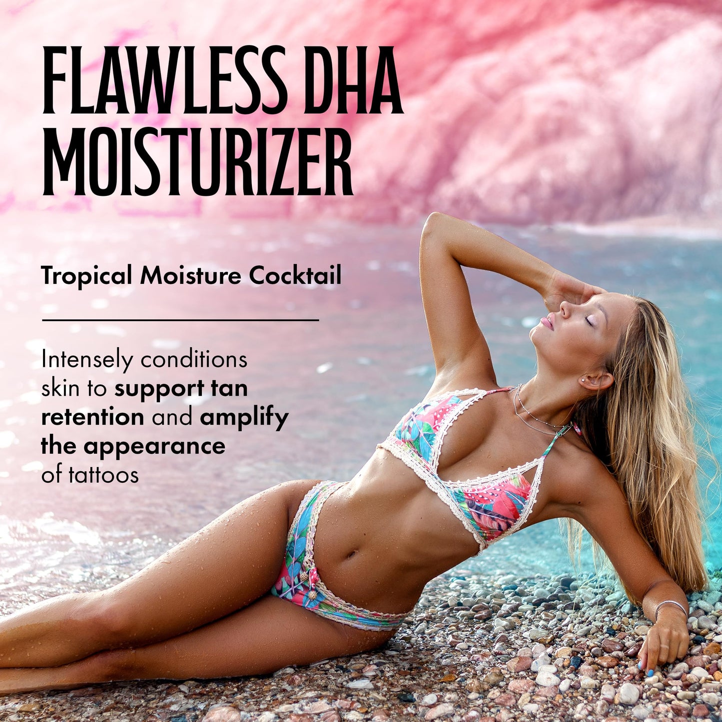 Brown Sugar Cabo Colada After Dark Gradual Tan Lotion & Tattoo Enhancer, Cloudberry with DHA Carrot Oil & Tigergrass, 18 Fl Oz Beauty & Personal Care Brown Sugar