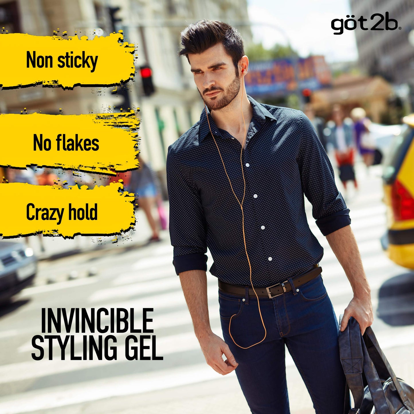Got2b Ultra Glued Invincible Styling Hair Gel, 6 oz (Count of 3) Beauty & Personal Care Got2B