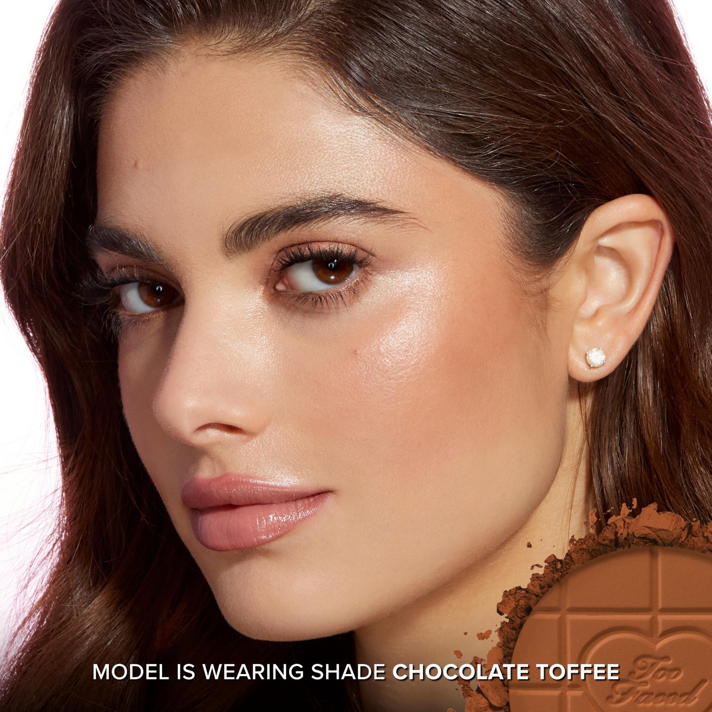 Too Faced Chocolate Soleil Matte Blurring Bronzer | Matte Bronzer Powder that Mimics Natural Skin for Blurred Sun-Kissed Effect, Chocolate Toffee Beauty & Personal Care Too Faced
