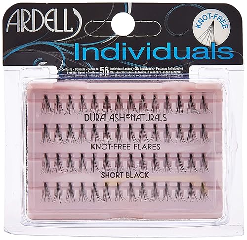 Ardell DuraLash Naturals Flare Individual Lashes, Short Black 56 ea (Pack of 2) Beauty & Personal Care Ardell