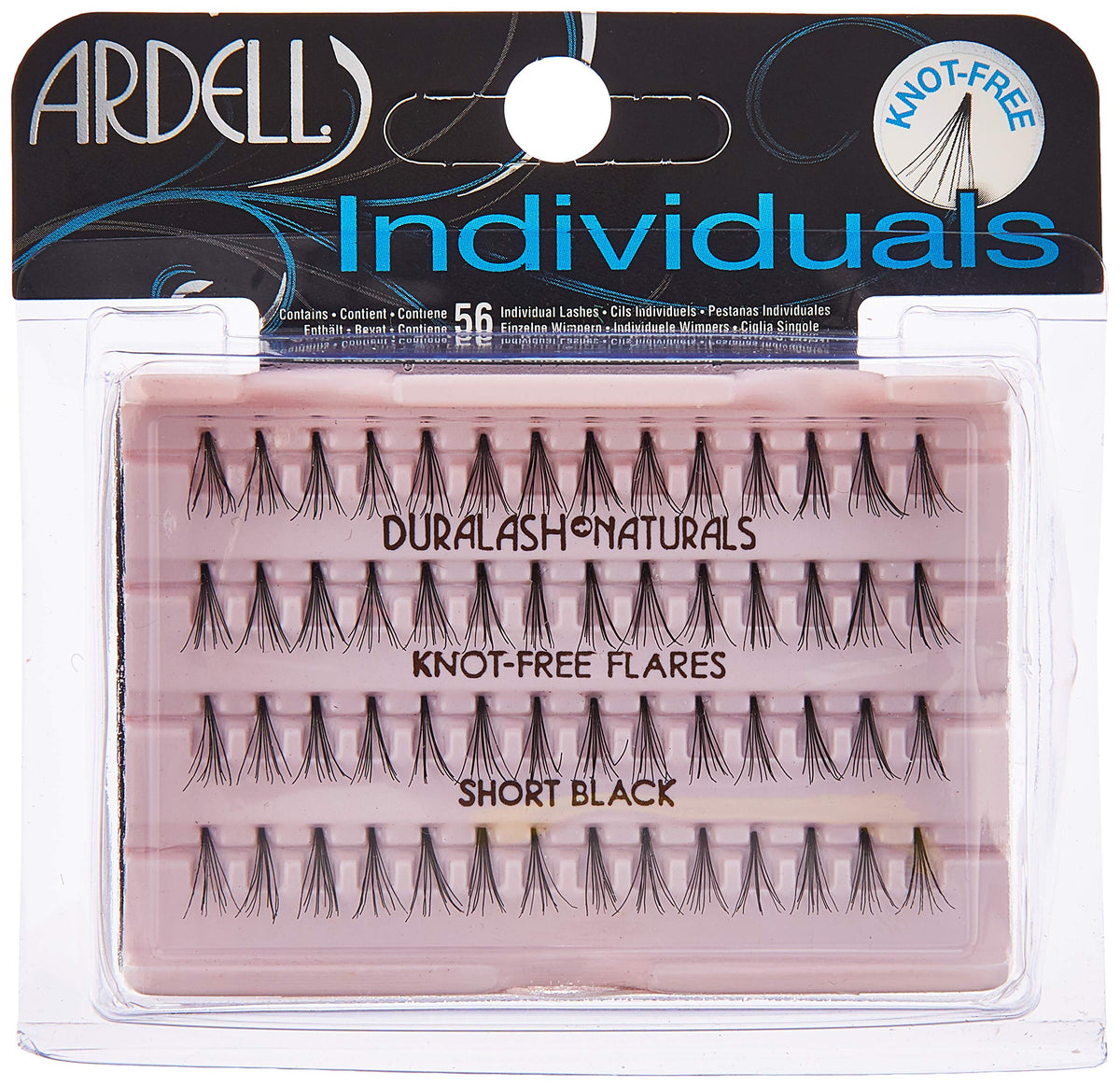 Ardell DuraLash Naturals Flare Individual Lashes, Short Black 56 ea (Pack of 2) Beauty & Personal Care Ardell