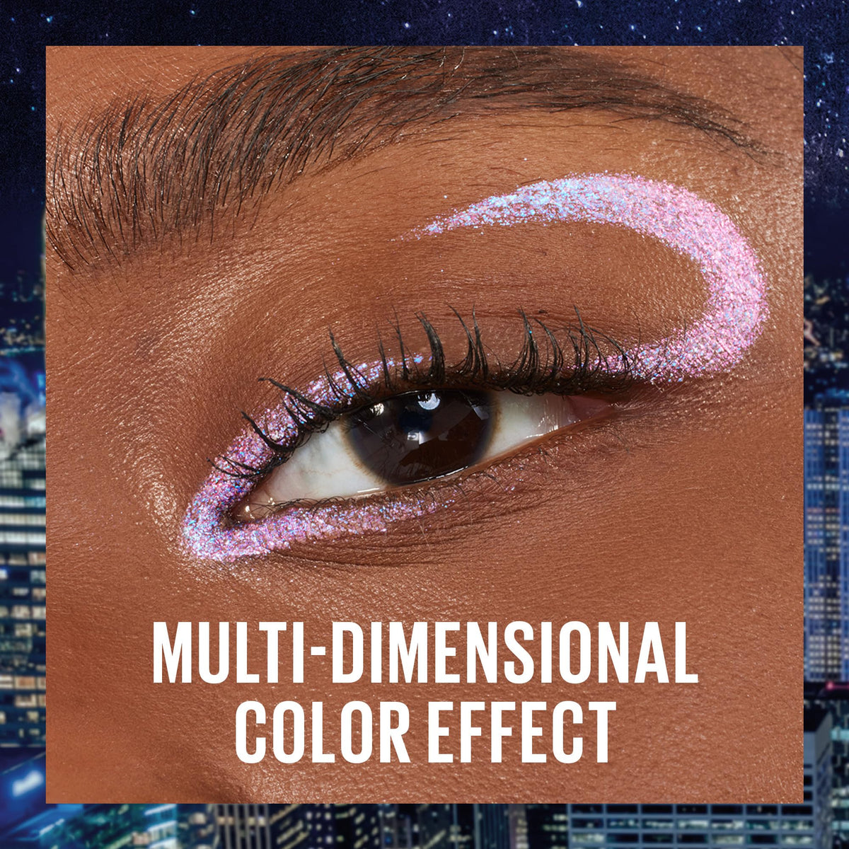 MAYBELLINE Tattoo Studio Long-Lasting Sharpenable Eyeliner Pencil, Glide on Smooth Gel Pigments with 36 Hour Wear, Waterproof, Stardust Chrome, 1