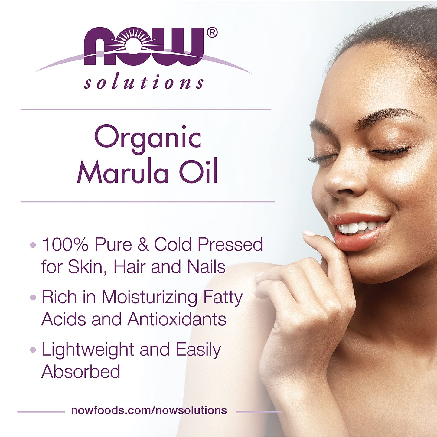 NOW Foods Solutions, Organic Marula Oil, Skin Hydrating and Nourishing, 100% Pure, 1-Ounce Beauty & Personal Care NOW Foods
