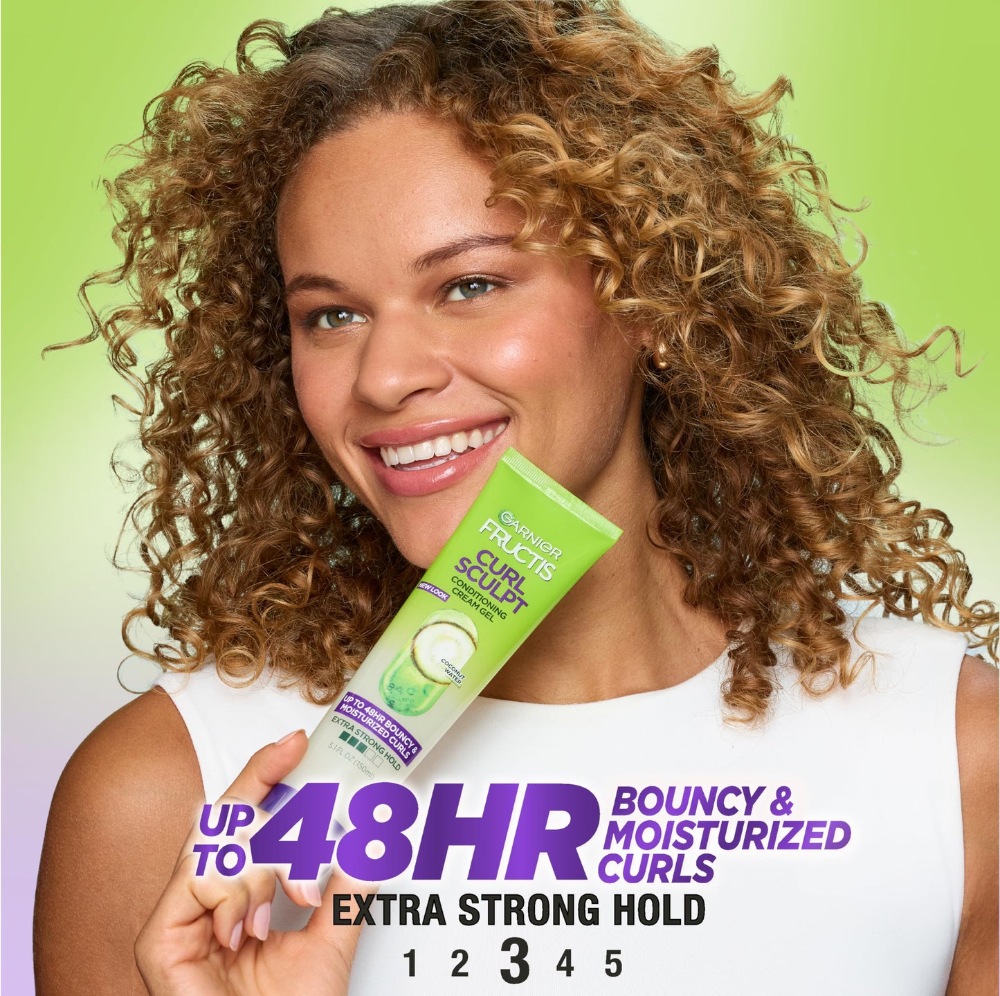 Garnier Fructis Style Curl Sculpt Conditioning Cream Gel for Bounce & Moisture, 5.1 Fl Oz, 1 Count (Packaging May Vary) Beauty & Personal Care Garnier