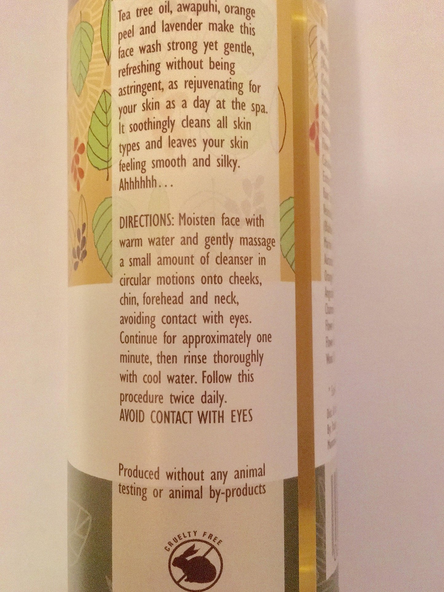 Trader Joes Spa Face Wash with Tea Tree Tingle Body Wash Beauty & Personal Care Trader Joe's