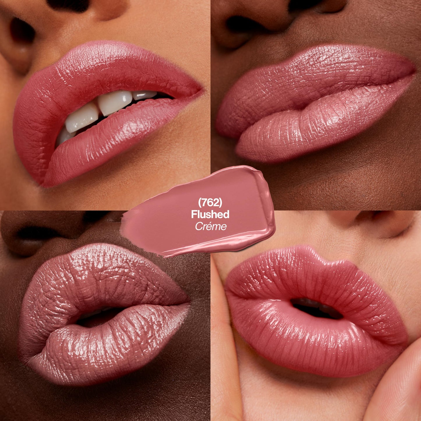 Revlon Super Lustrous Lipstick, Creamy Formula For Soft, Fuller-Looking Lips, Moisturized Feel, 762 Flushed, 0.15 oz Beauty & Personal Care REVLON