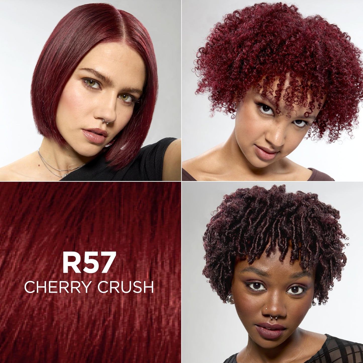 L'Oreal Paris Feria Multi-Faceted Shimmering Permanent Hair Color, R57 Intense Medium Auburn, Hair Dye Kit, Pack of 2 Beauty & Personal Care L'Oreal Paris