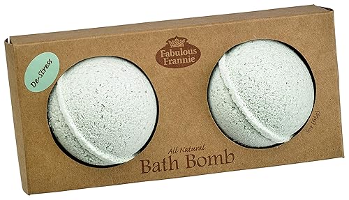 Fabulous Frannie De-Stress Natural, Handmade Bath Bomb Set, Rich in Essential Oil, Mineral Salt, Coconut Oil, Witch Hazel, Fizzies to Moisturize Skin… Beauty & Personal Care Fabulous Frannie