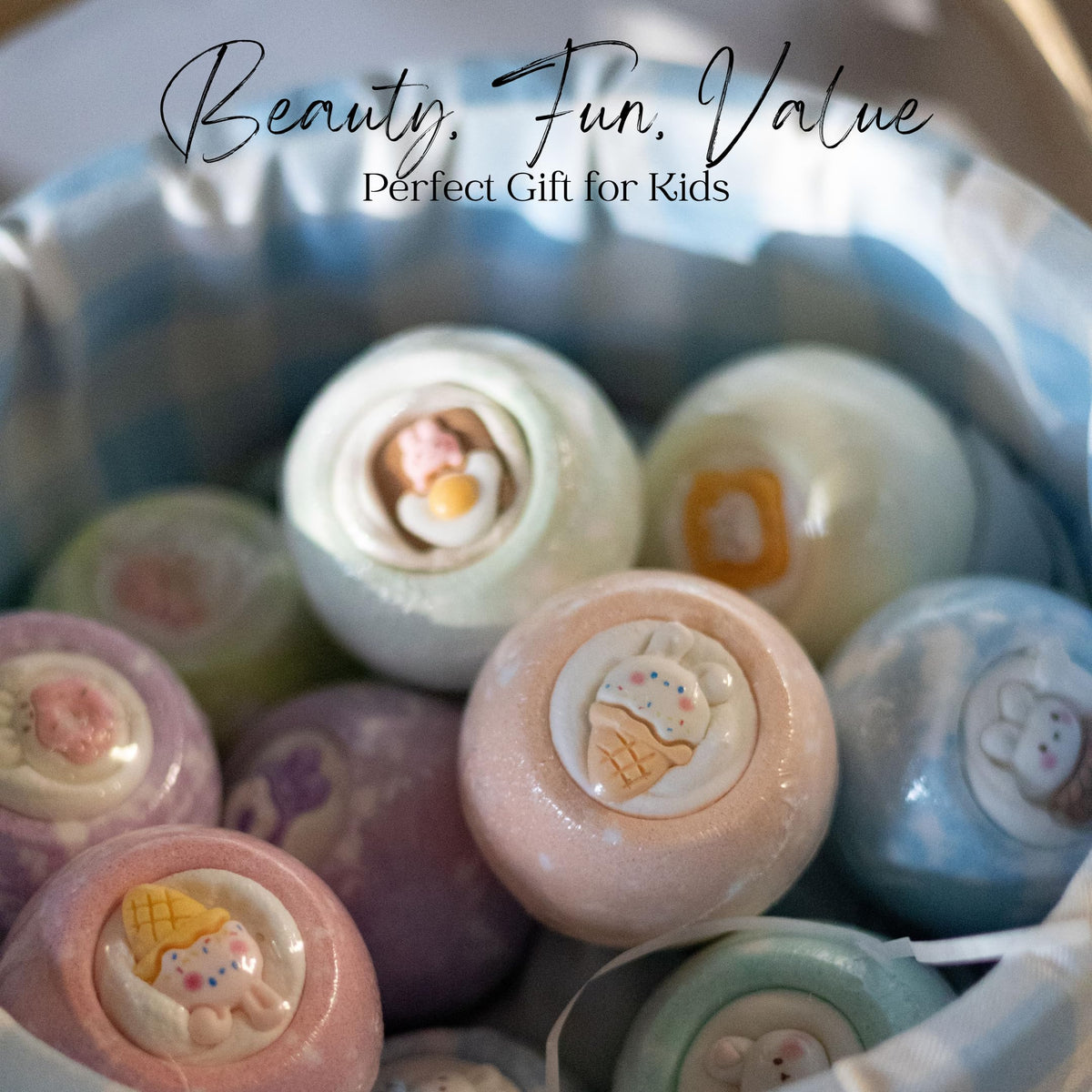EvolutionUSA Inspire Bath Bombs for Women, 12 Gorgerous Flower Bath Bombs Topped with Dried Flowers, Luxurious Mother's Day Gift Set, Brithday Gift… Beauty & Personal Care EvolutionUSA