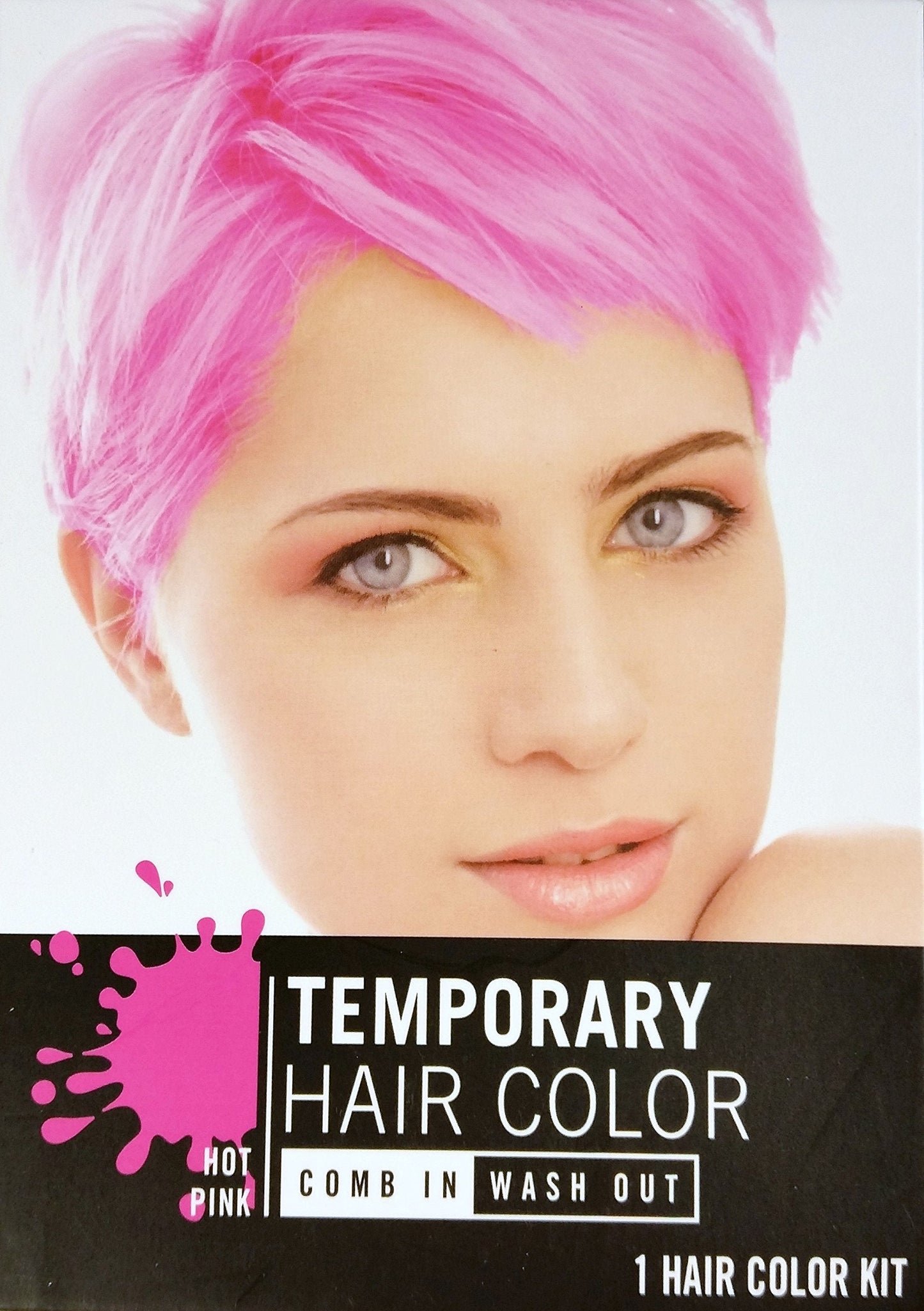 Temporary Hair Color Dye, Hot Pink, Cherry Red, Electric Blue Single Use, Colors May Vary Beauty & Personal Care Greenbrier
