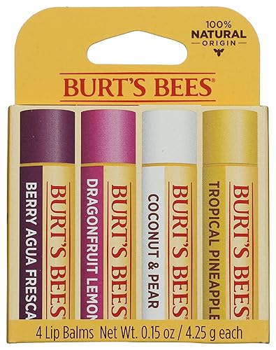 BURTS BEES Tropical Assortment Lip Balm, 0.6 OZ Beauty & Personal Care Burt's Bees