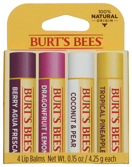 BURTS BEES Tropical Assortment Lip Balm, 0.6 OZ Beauty & Personal Care Burt's Bees