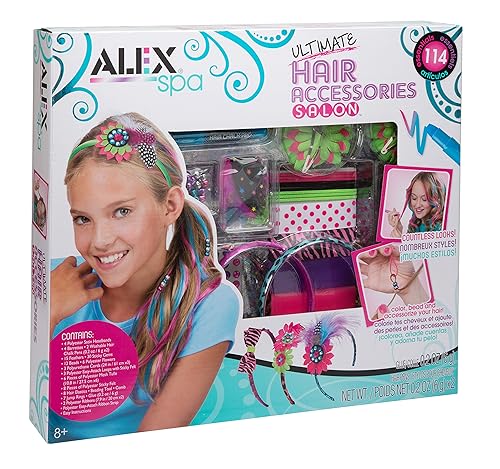 Alex Spa Ultimate Hair Accessories Salon Girls Fashion Activity Beauty & Personal Care ALEX Toys