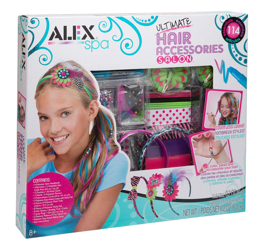 Alex Spa Ultimate Hair Accessories Salon Girls Fashion Activity Beauty & Personal Care ALEX Toys