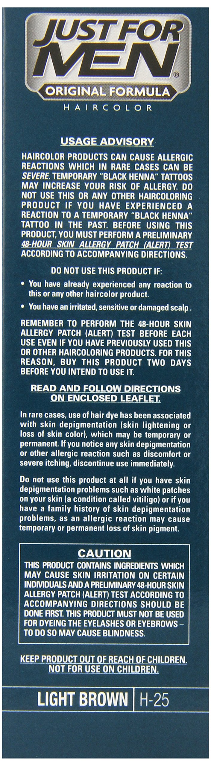 Just For Men Original Formula Men's Hair Color, Light Brown Beauty & Personal Care Just for Men