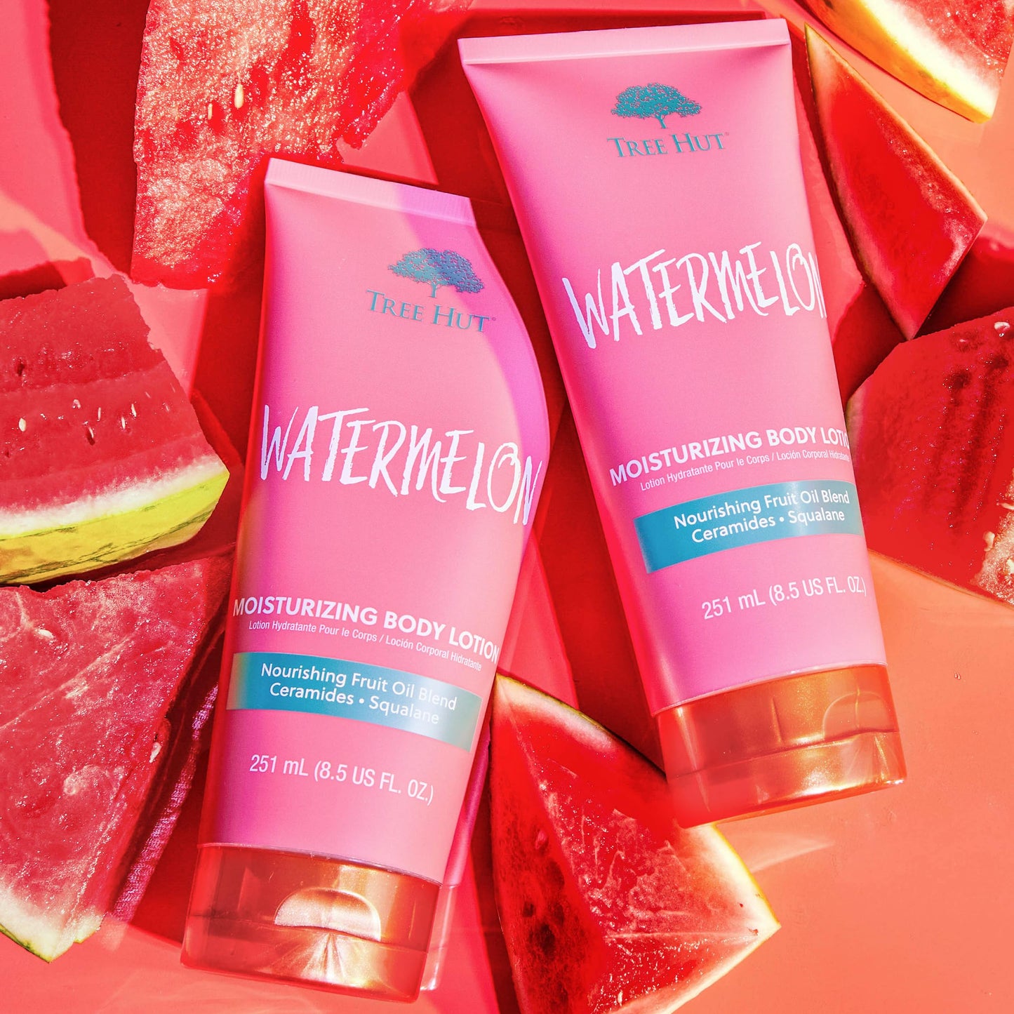 Tree Hut Watermelon Moisturizing Body Lotion, Ceramide and Squalene Formula Helps Protect Skin, Long-lasting Hydration Leaves Skin Feeling Soft Beauty & Personal Care Tree Hut