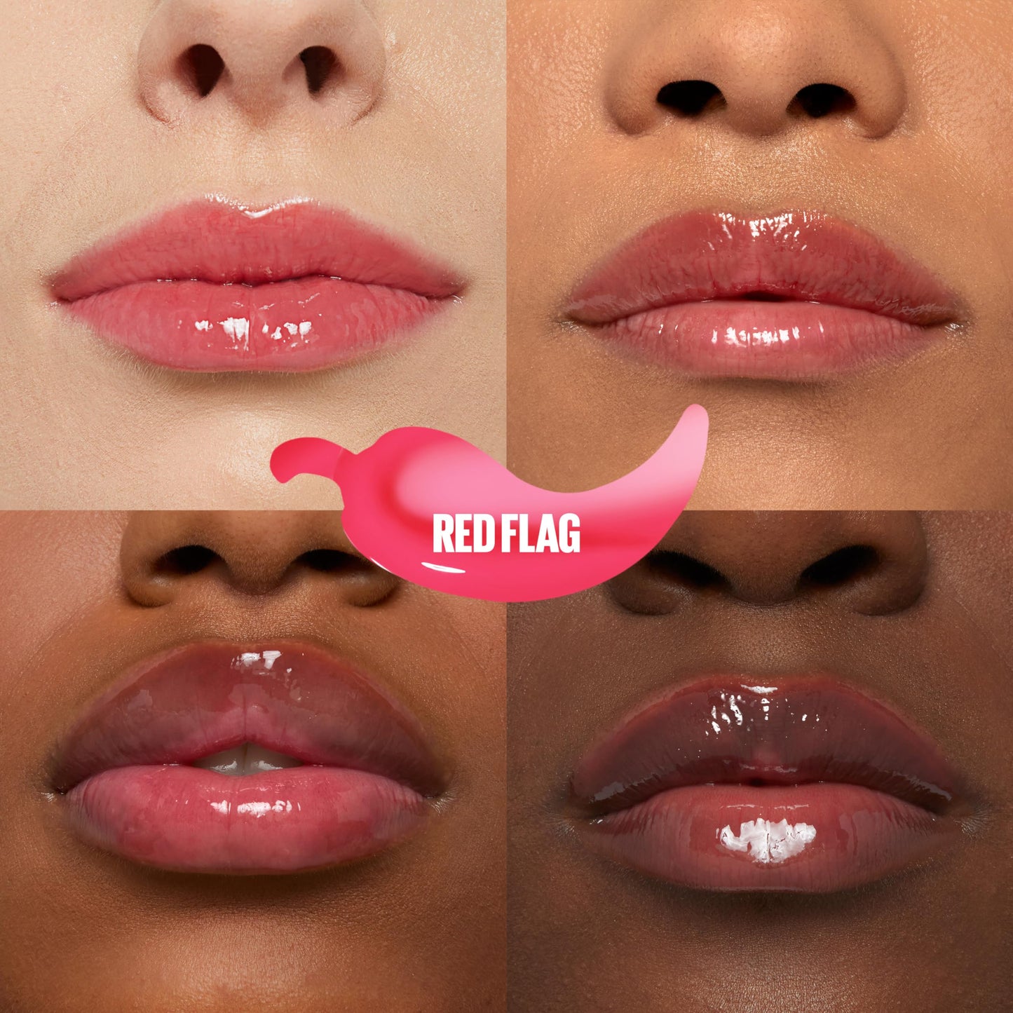 MAYBELLINE Lifter Gloss Lifter Plump, Plumping Lip Gloss with Chili Pepper and 5% Maxi-Lip, Red Flag, Sheer Red, 1 Count Beauty & Personal Care MAYBELLINE