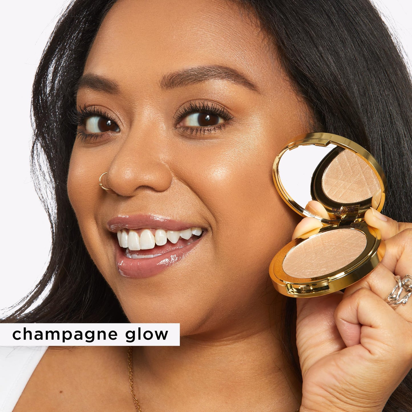 tarte Amazonian clay shimmering light - Pressed Highlighter with Buildable Radiant Glow for a Natural Lightweight Luminous Finish, Vegan Beauty & Personal Care tarte