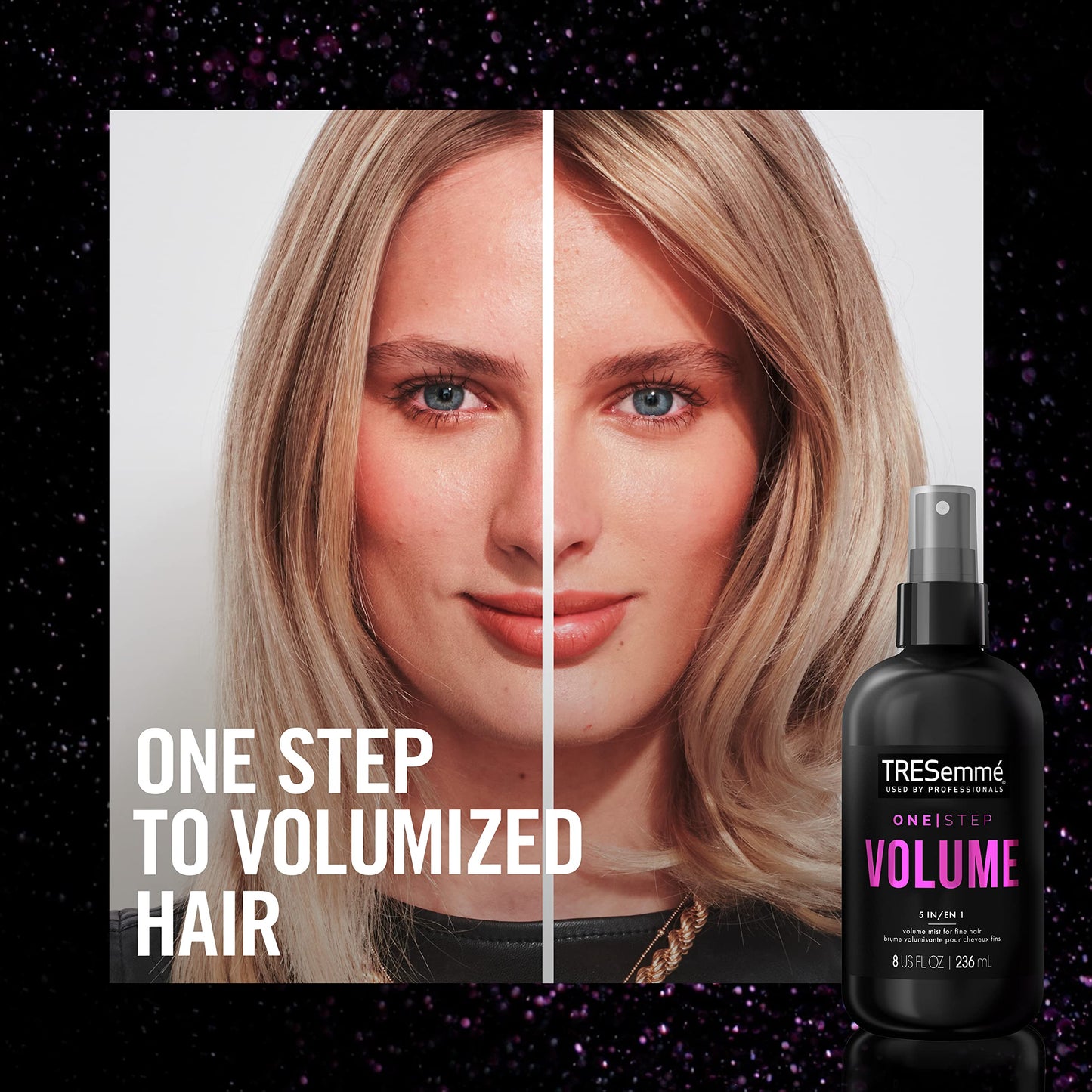 TRESemmé One Step 5-in-1 Volumizing Hair Styling Mist For Fine Hair One Step Volume Hair Care Product for Soft, Weightless Volume 8 oz Beauty & Personal Care TRESemmé