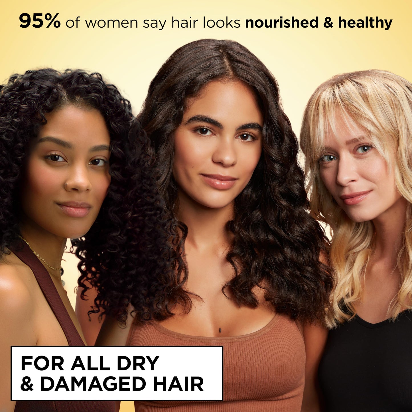 Garnier Whole Blends Honey Treasures Repairing Shampoo, Conditioner + Miracle Nectar Leave-In Set for Dry, Damaged Hair (3 Items), 1 Kit (Packaging Beauty & Personal Care Garnier