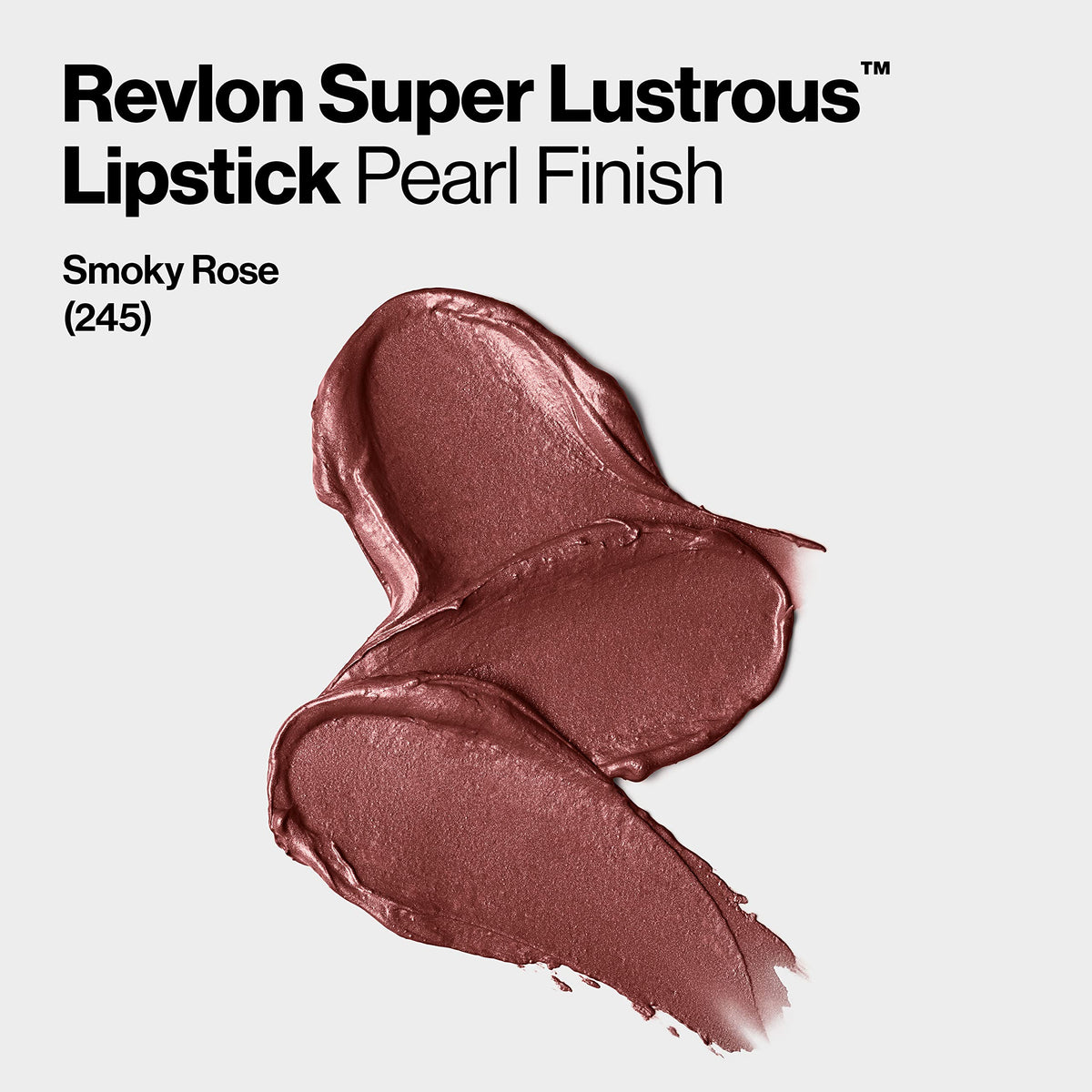 Revlon Super Lustrous Lipstick with Vitamin E and Avocado Oil, Pearl Lipstick in Mauve, 245 Smoky Rose, 0.15 oz Beauty & Personal Care REVLON
