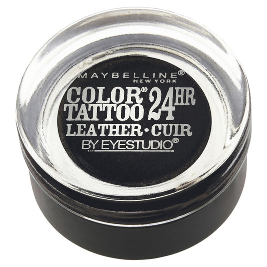Maybelline New York Eyestudio ColorTattoo Metal 24HR Cream Gel Eyeshadow, Dramatic Black, 0.14 Ounce (1 Count) Beauty & Personal Care MAYBELLINE