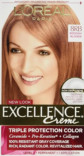 L’Oreal ParisExcellence Creme 8RB Medium Reddish Blonde (Warmer) 1 Each (Pack of 4) Beauty & Personal Care L'Oreal Paris