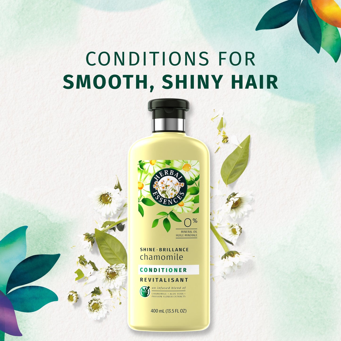 Herbal Essences Shine Collection Shampoo and Conditioner Bundle, with Chamomile, Color Safe, 33.8 Fluid Ounce Beauty & Personal Care Herbal Essences