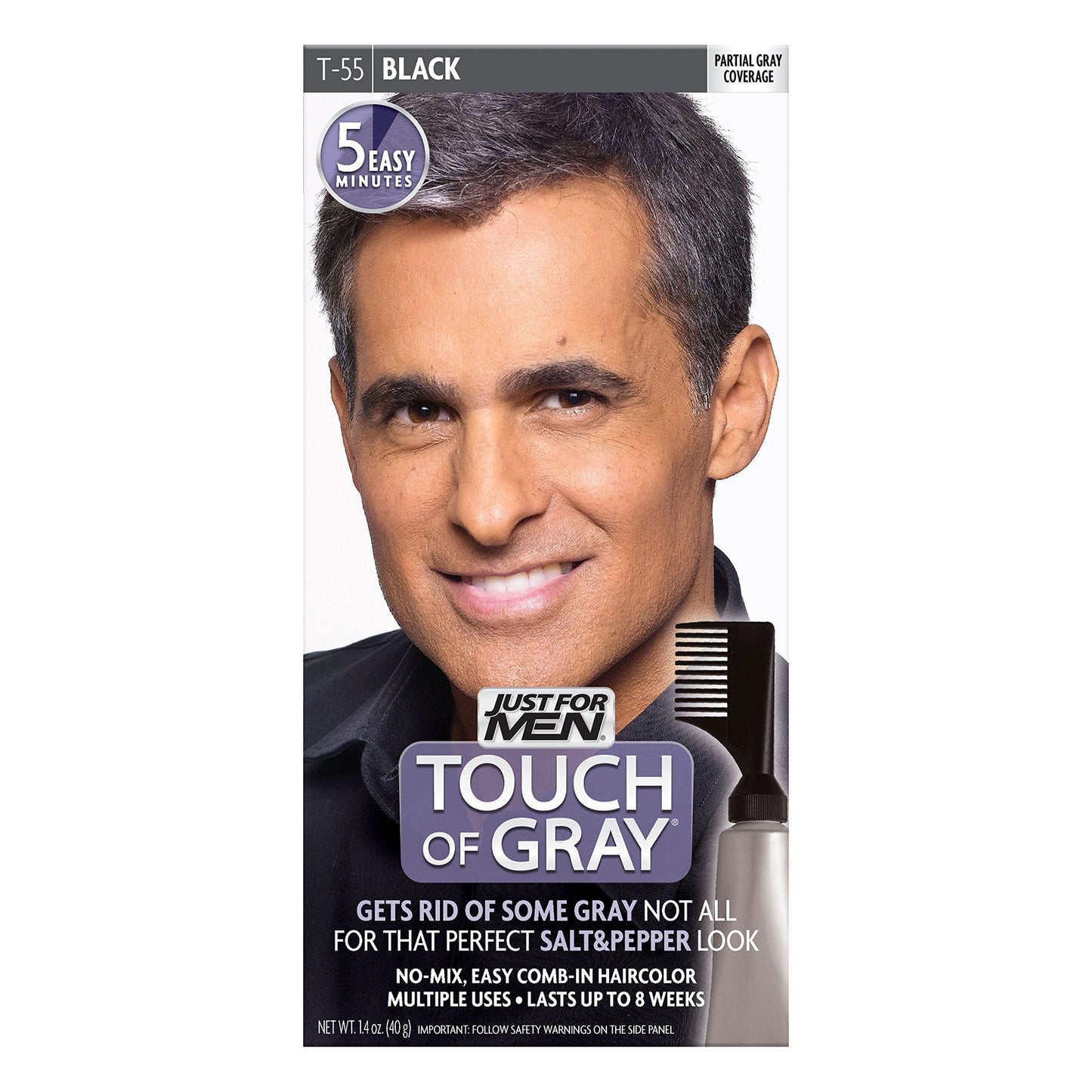Just for Men Touch of Gray Men's Hair Color, Black Beauty & Personal Care Just for Men