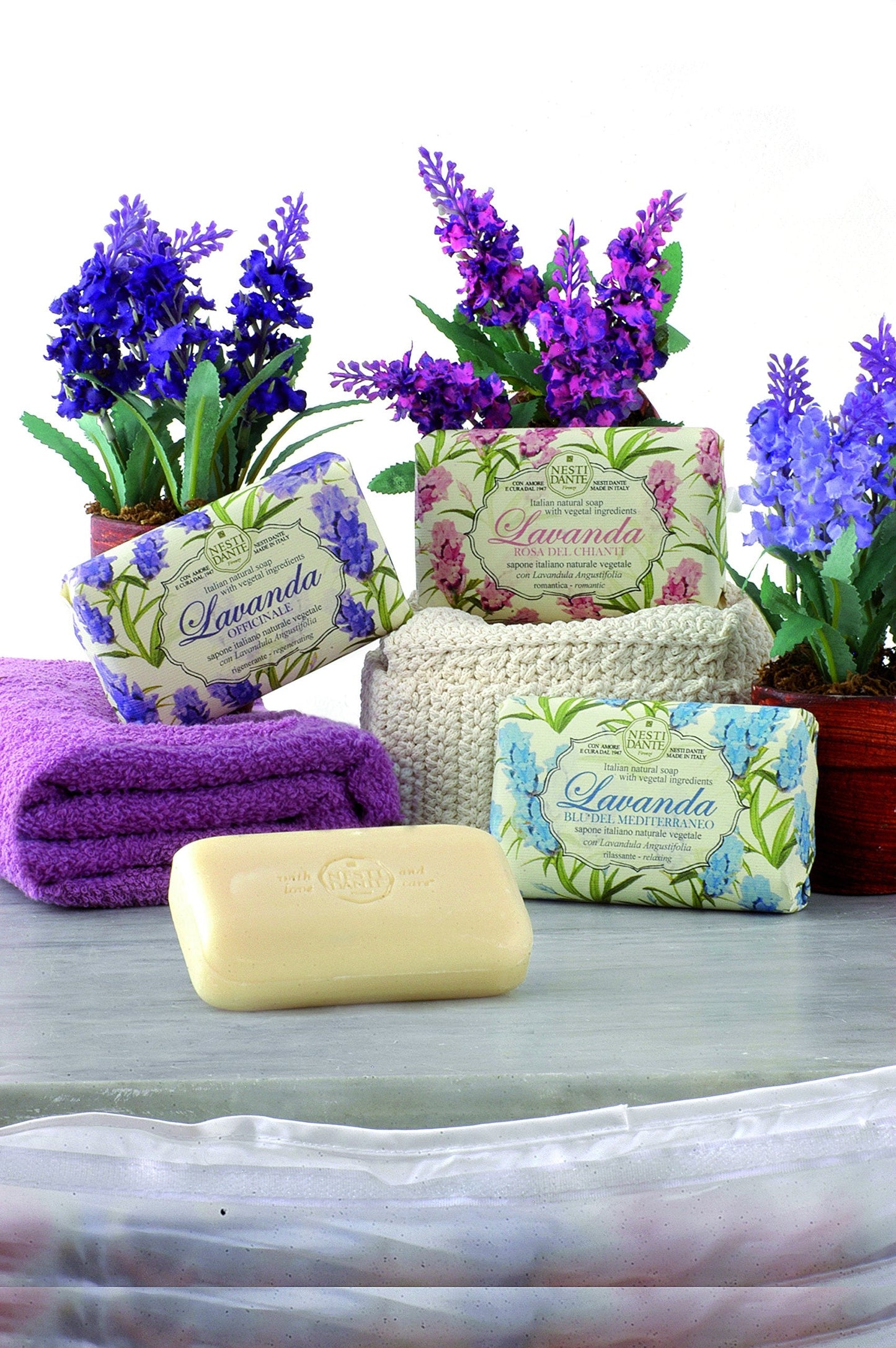 Nesti Dante Nesti dante lavanda natural soap - blu del mediterraneo - relaxing, 5.29oz, 5.29 Ounce Beauty & Personal Care Nesti Dante