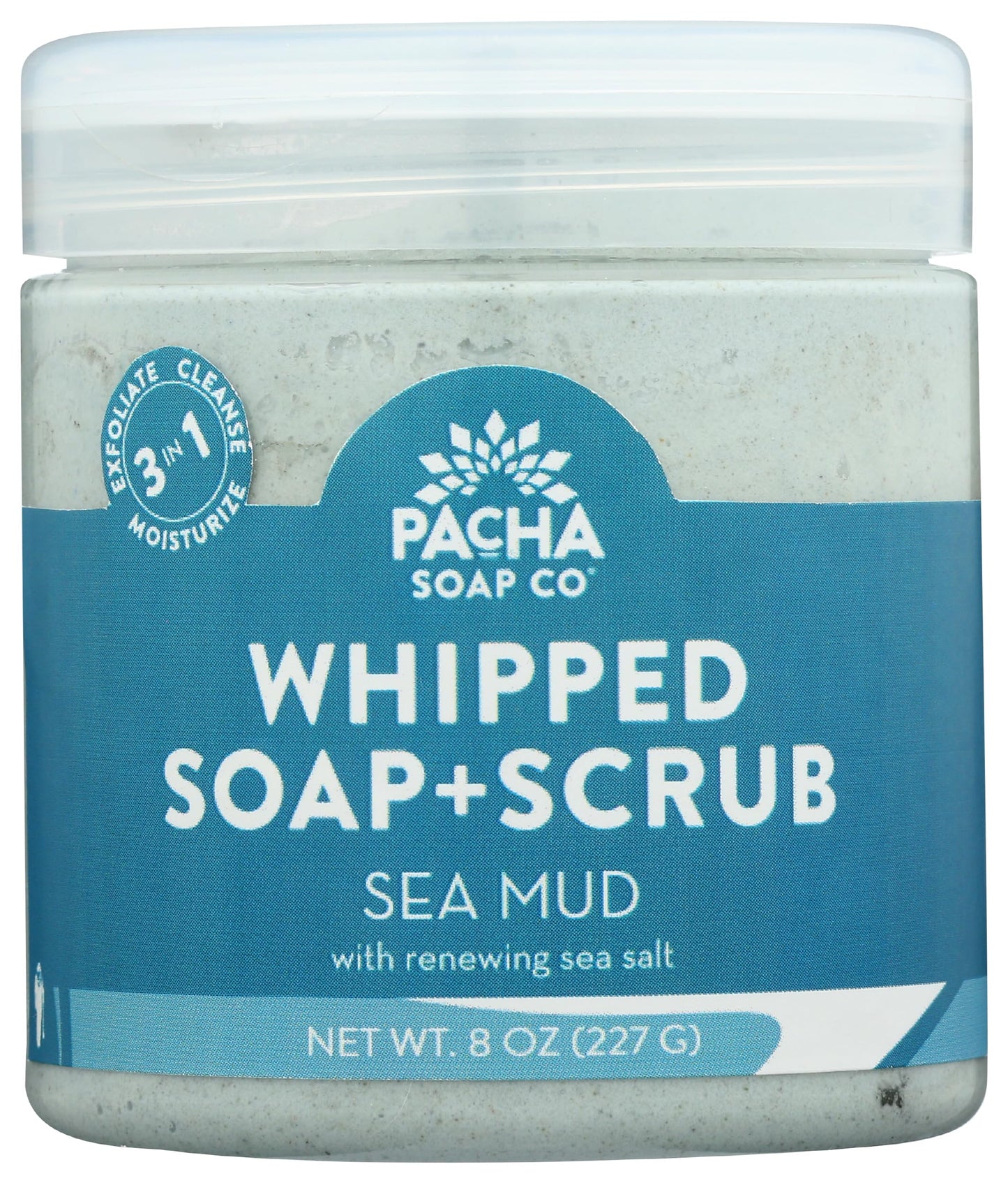 PACHA SOAP Sea Mud Whipped Soap Scrub, 8 OZ Beauty & Personal Care Pacha Soap Co