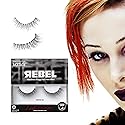 KISS Rebel, False Eyelashes, 'Volume Up', 12mm, Includes 1 Pair Of Lash, Easy to Apply, Reusable Lash Clusters Beauty & Personal Care KISS