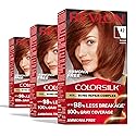 Revlon ColorSilk with Bond Repair Complex, Auburn Permanent Hair Color, 100% Gray Coverage, Ammonia Free Hair Dye, Vegan Keratin, 42 Medium Auburn Beauty & Personal Care REVLON