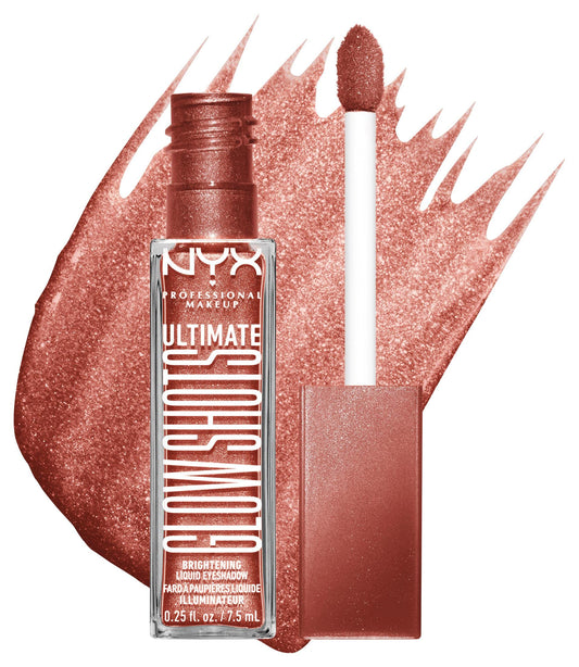 NYX PROFESSIONAL MAKEUP Ultimate Glow Shots, Liquid Eyeshadow, Long-Lasting Shimmer Eye Shadow with Vitamin C - Mango Moment Beauty & Personal Care NYX PROFESSIONAL MAKEUP