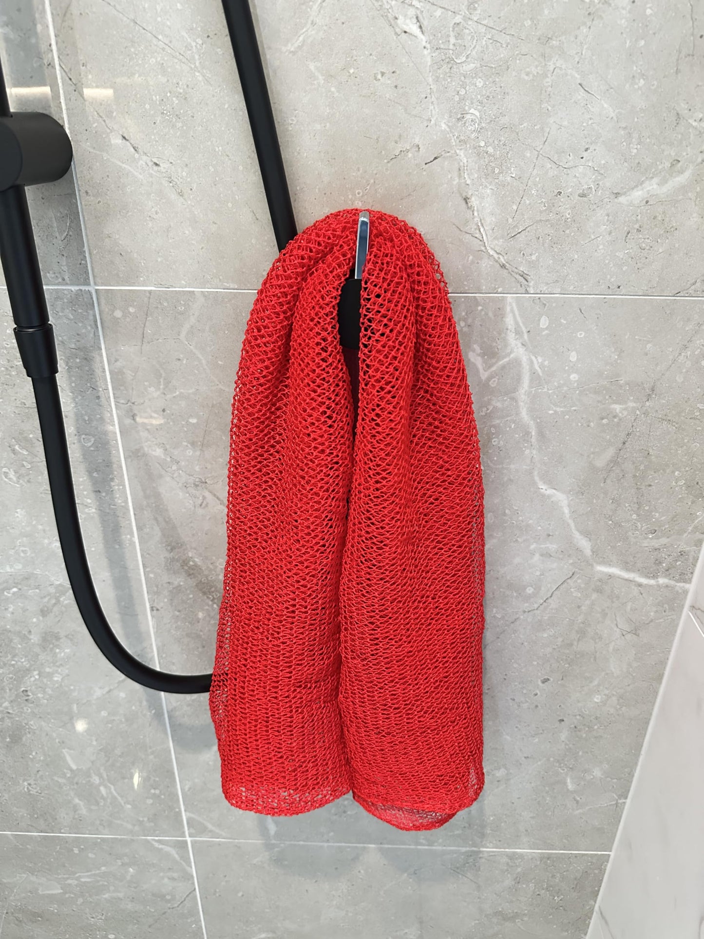 exfoliating Back Scrubber net Sponge African with Knots, Real, Long, exfoliating net Sponge with 17 Colors Available Made for Both Men and Women as Beauty and Personal Care AFRICANA BEAUTY